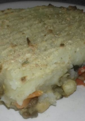 Una foto de Pastel de papas (vegano)