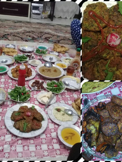 عکسی از دستور کوکو هویج و سیب زمینی+ کتلت گوشت