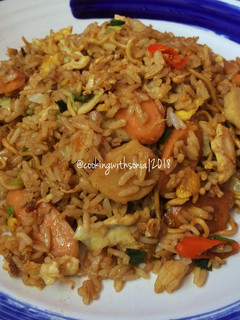 Foto resep Magelangan Warmindo (Nasi Goreng Mawut / Mie Nastel) #StepByStep