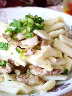 綠竹筍炒肉絲 的食譜成品照片