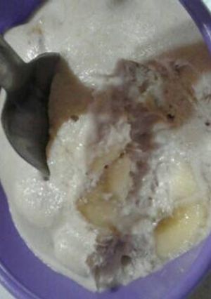 Una foto de Helado de banana