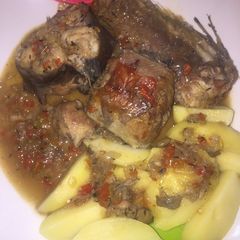 A picture of Fish pepper soup.