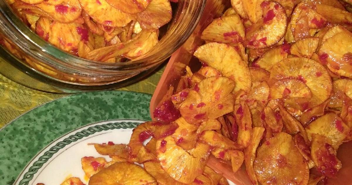 Resep Keripik Singkong Balado Oleh Derra Rahmawati F A Cookpad