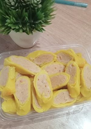 Foto resep Frozen Food | Egg Chicken Roll