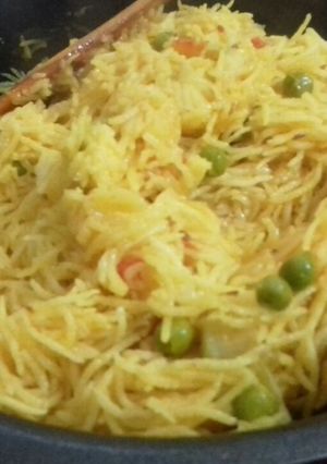 A picture of Vegetable pulav.