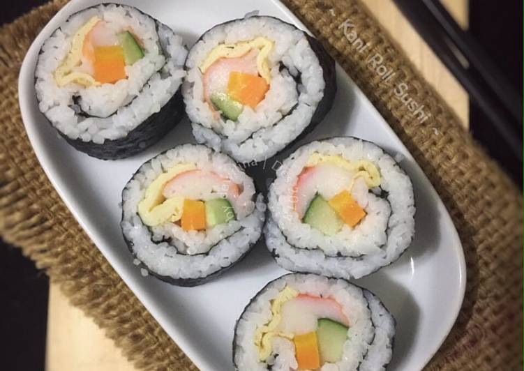 Cara Membuat Kani Roll Sushi Yang Renyah
