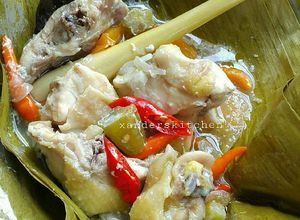 Foto resep Garang asem ayam kampung #pr_masakanbungkusdaun