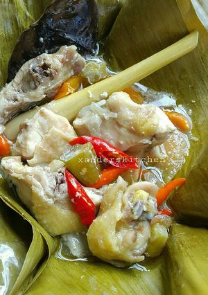Foto resep Garang asem ayam kampung #pr_masakanbungkusdaun