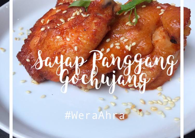 Resep Sayap panggang gochujang yang Lezat