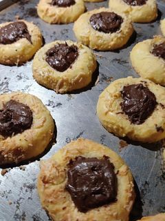 Foto resep Thumbprint cookies cokelat