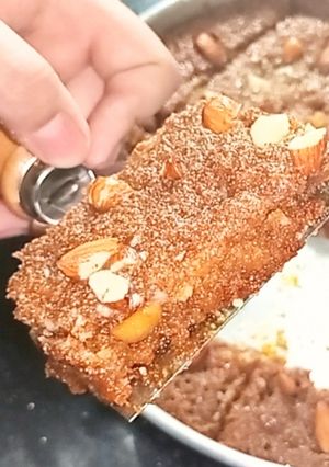 صورة لوصفة البسبوسة المكرملة مرملة وطرية تحفة 🙈❤️