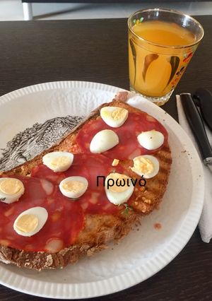 Φωτογραφία της συνταγής Pan 🍞 tostado con chorizo! 🇪🇸
