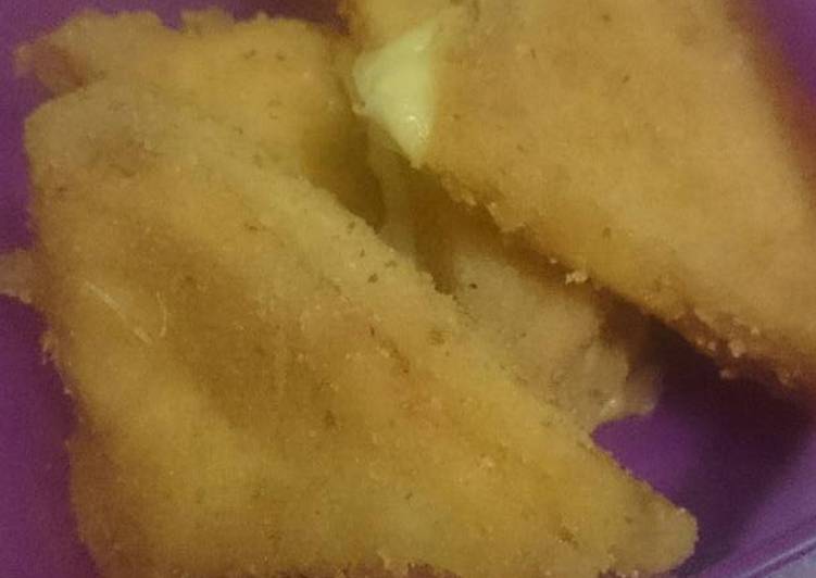 Roti goreng mozarela