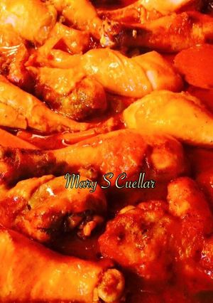 Una foto de Pollo en Achiote al Horno🐔🐔