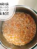 Ăn dặm - Cháo gà đậu đỏ đậu ngự cà rốt