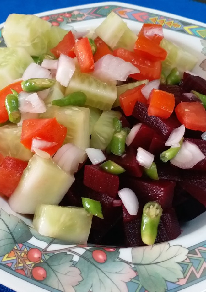 A picture of Beetroot Cucumber Salad.