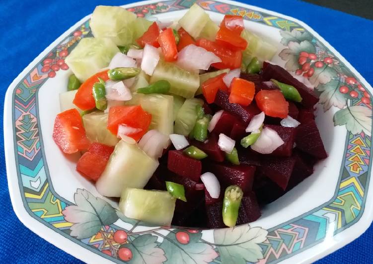 Easiest Way to Prepare Perfect Beetroot Cucumber Salad