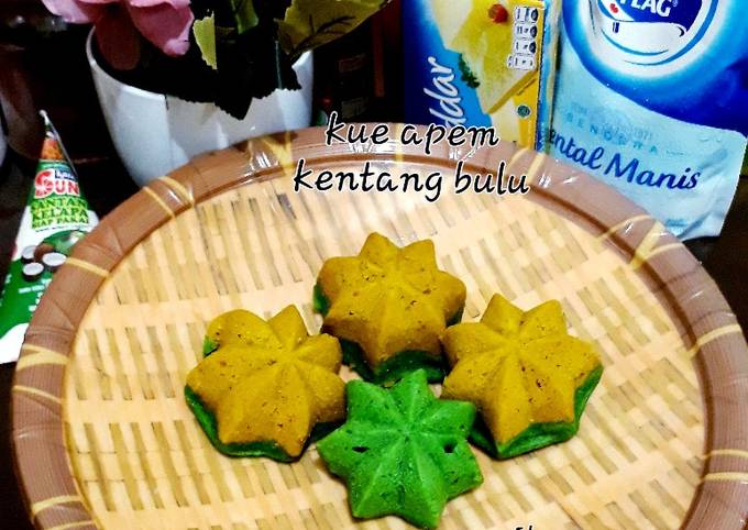 Bolu kukus/kue apem kentang bolu