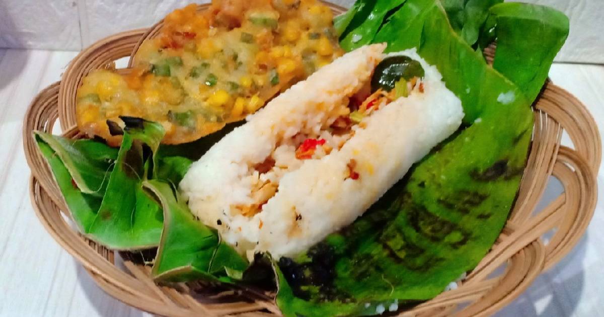 Resep Nasi Bakar Tongkol Pedas Oleh Nurul Sania👨‍👩‍👧‍👦 Cookpad