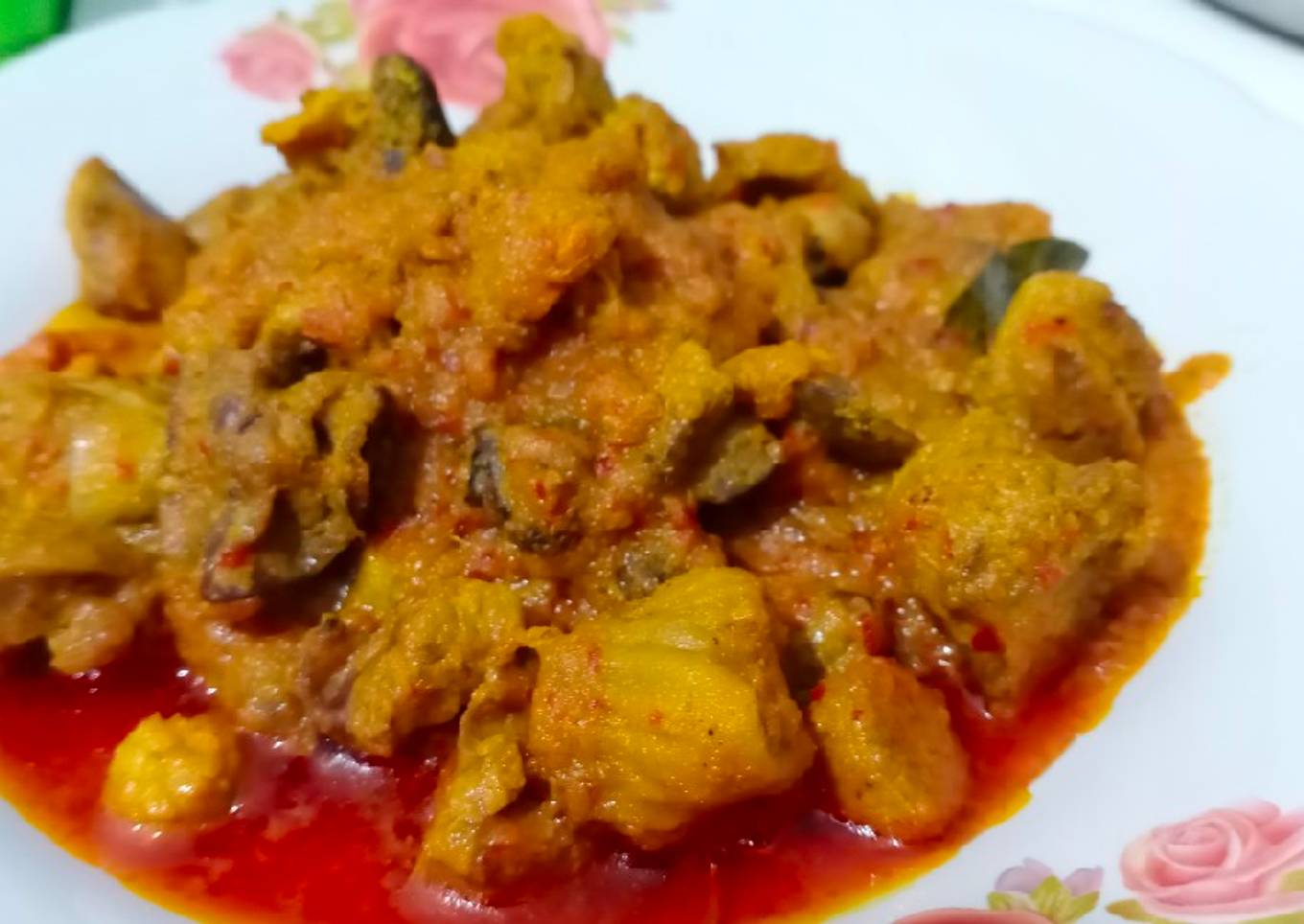 Ati Ayam rendang Ala ibu kirei