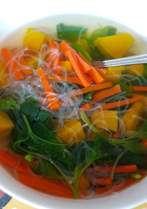 Foto resep Sayur bening pelangi