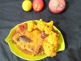 কাতলা ফুলকপি ডালনা(Katla fulkopi dalna recipe in bengali)