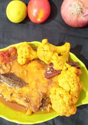 কাতলা ফুলকপি ডালনা(Katla fulkopi dalna recipe in bengali) রেসিপির প্রধান ছবি