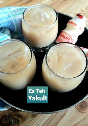 Foto resep Es Teh Yakult