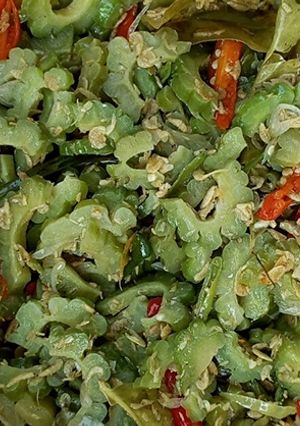 Foto resep Tumis pare teri medan