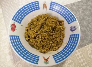 Foto principal de 288. Arroz largo con espinacas vegano / Thermomix