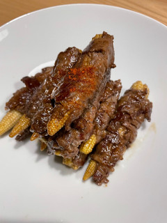 醬燒牛肉捲玉米筍 的食譜成品照片