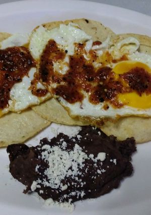 Una foto de Huevos rancheros