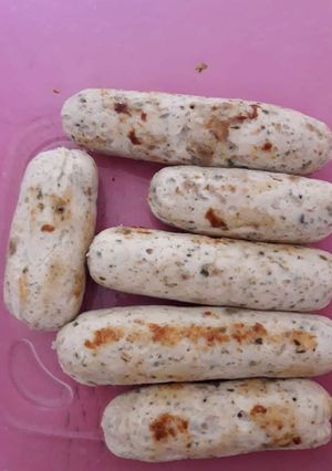 Una foto de Salchichas de pollo caseras