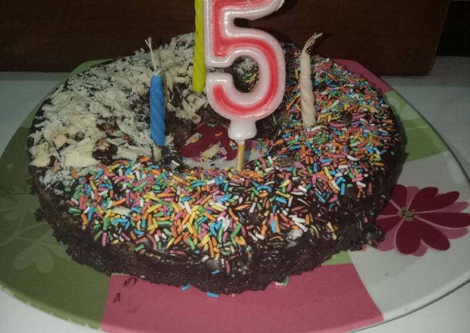 Langkah Mudah untuk Membuat Brownies donut jumbo Anti Gagal