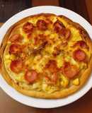 Pizza Dứa xúc xích