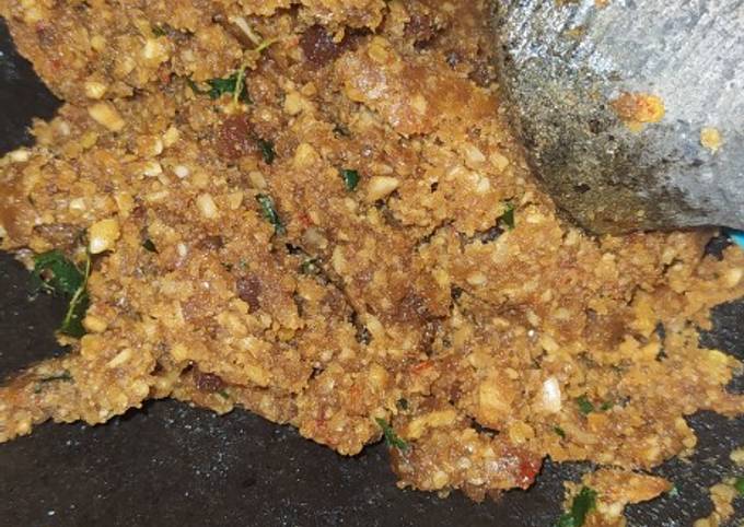 Ini dia! Resep memasak Sambal pecel kacang bawang untuk Hari Raya  sempurna