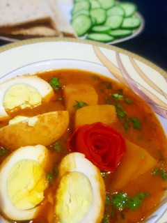 A picture of Anday Aloo ka Salan.