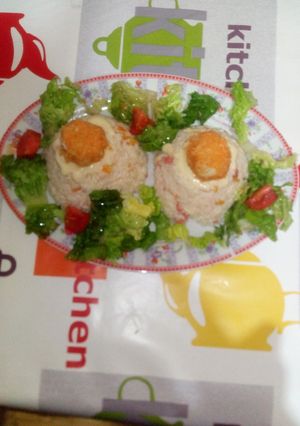 صورة لوصفة سلطة الأرز