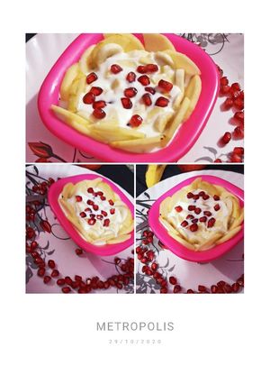 मिक्स फ्रूट क्रीम (Mix fruit cream recipe in hindi) रेसिपी मुख्य फोटो