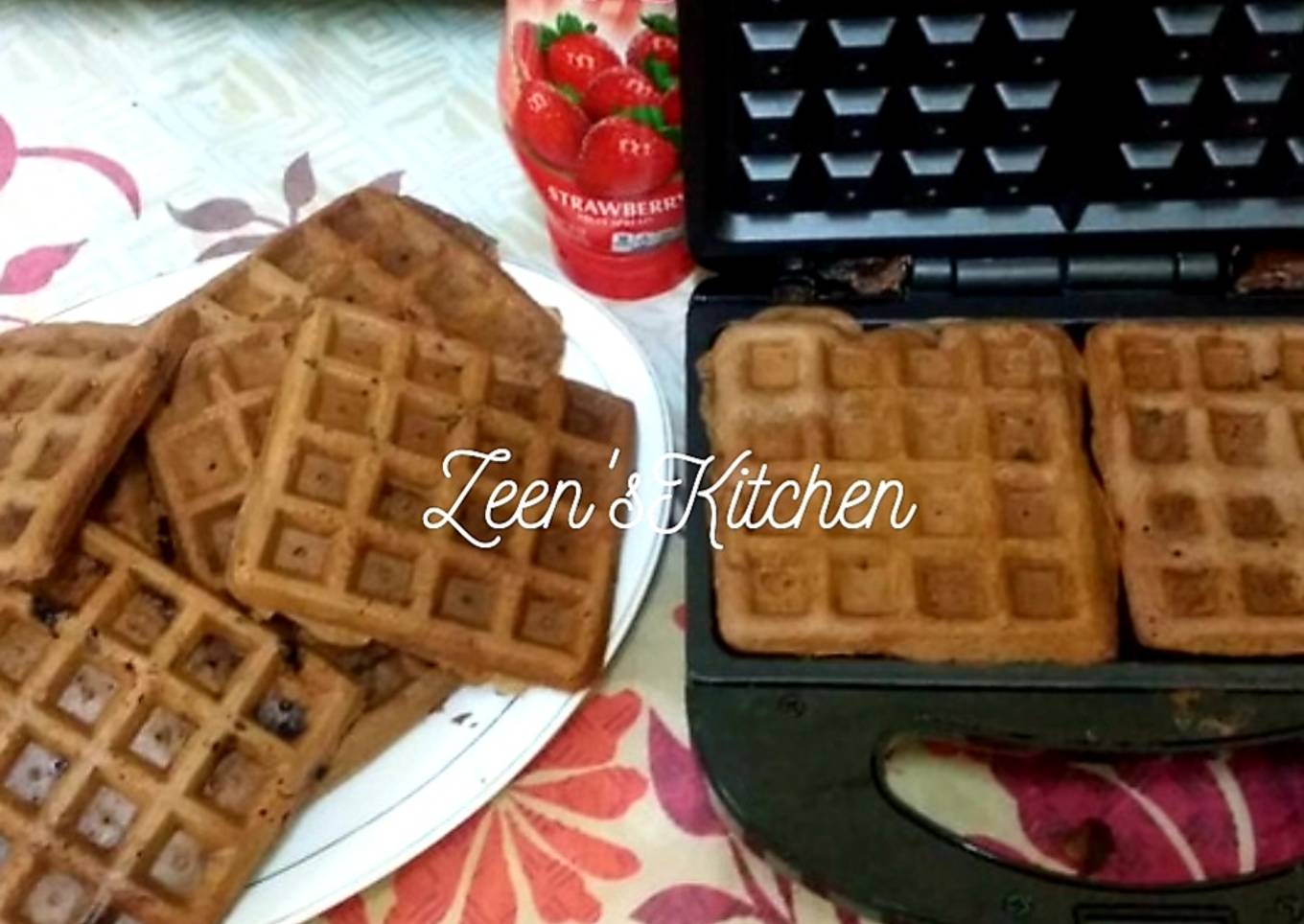 Cake Mix Waffles