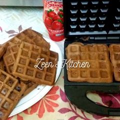 Cake Mix Waffles A picture of Cake Mix Waffles.