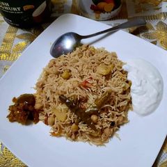 A picture of 🌹🌹❤Spicy Chana Aloo Tihari❤🌹🌹.