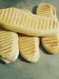 Panini jambon chèvre miel