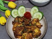 Gambar bubuk kari goreng