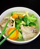 Canh Bông Cải Nấu Sườn