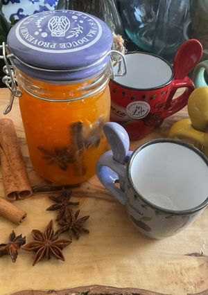 Une photo de 🍑Confiture pêche 🍑 pomme 🍎 🍋saveurs orientales🪷
