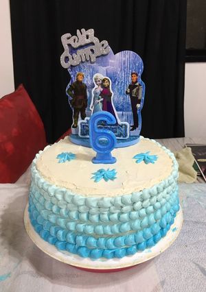 Una foto de Torta Frozen