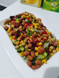 A picture of Mixed bean salad (Mexican).