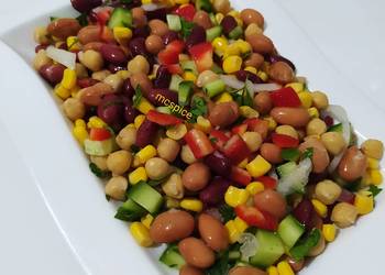 Easiest Way to Recipe Appetizing Mixed bean salad Mexican