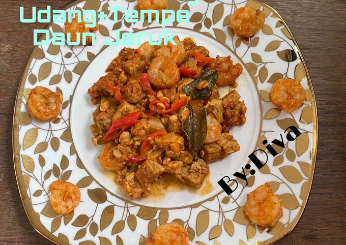 Sambal Goreng Udang+Tempe Daun Jeruk